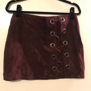 Parker suede mini skirt Size 4